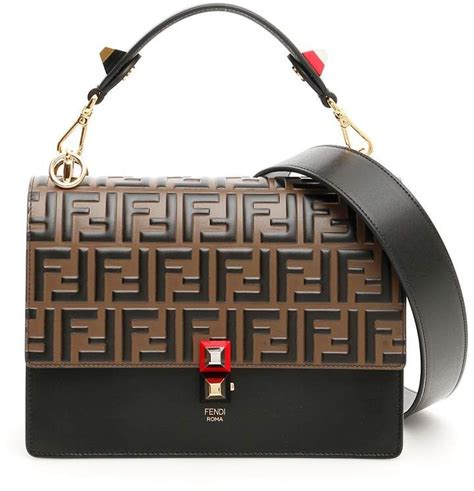 fendi kan i laceup amber|Fendi Kan I Bags .